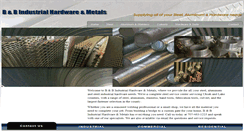Desktop Screenshot of bandbsteelukiah.com